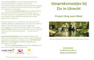Sfeerimpressie van Bezoekmaatje voor thuiswonende Utrechters bij  Zin in Utrecht