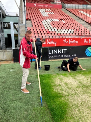 Sfeerimpressie van FC Utrecht bij  Stichting Philadelphia Zorg