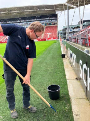 Sfeerimpressie van FC Utrecht bij  Stichting Philadelphia Zorg