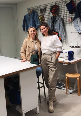 Sfeerimpressie van Leer kleding ontwerpen en maken bij  Soil