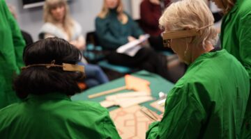 Sfeerimpressie van LVB-game bij  De Wilg